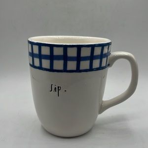 Rae Dunn Checkered SIP Mug